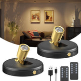 LUXFURNI Spotlight Indoor – Minimalist Cordless Picture Light for Clean Gallery Walls and Intentional Living