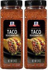 McCormick Premium Taco Seasoning Mix, 24 oz – Family Weeknight Taco Dinner for Kids and Picky Eaters