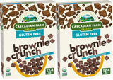 Cascadian Farm Brownie Crunch Cereal – Mindful Gluten-Free Snack for the Wellness Pantry, USDA Organic Whole Grain