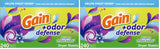Gain Odor Defense Dryer Sheets Super Fresh Blast – Meditation Space Linen Freshener, 240 Count Anti-Static Laundry Sheets