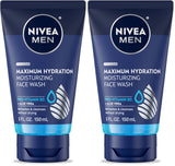 NIVEA MEN Maximum Hydration Face Wash – Calming Post-Workout Face Cleanser with Provitamin B5 for a Mindful Grooming Routine
