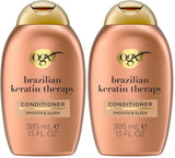 OGX Brazilian Keratin Smoothing Conditioner – Pampering Self-Care Gift Set Idea for Mom and Best Friends
