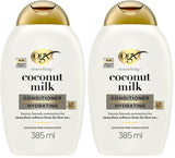 OGX Nourishing + Coconut Milk Conditioner – Wind-Down Wellness Routine, Restorative Moisture for Dry and Damaged Hair