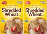 Post Shredded Wheat – Non-GMO Breakfast Cereal for Daily Cardiovascular Wellness Routines, 15 oz Box