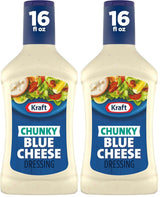 Kraft Chunky Blue Cheese Dressing – Family-Safe Game Day Dip with No Open Flame Needed for Wing Nights
