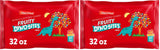 Malt-O-Meal Fruity Dyno Bites Cereal, Practical Gluten Free Gift Basket Add In for New Parents, 32 OZ Resealable Bag