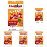 Bumble Bee Snack on the Run Chicken Salad Kit – Portable Protein for Hiking Trails and Campsites, Ready to Eat with Crackers and Spoon