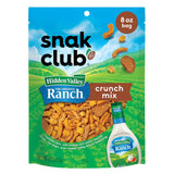 Snak Club Ranch Crunch Mix – Clean-Pantry Savory Snack with Simple Ingredient List, 8 oz Resealable Pouch