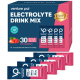 Venture Pal Single Serve Hydration Sticks – Travel Friendly Electrolytes for Airports, Cycling and Backpacking