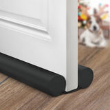 Holikme Adjustable Door Draft Stopper – Dark Grey Weather Stripping That Blends with Modern Interior Design
