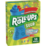 Fruit Roll-Ups Sour Snacks – Gluten-Free Lunchbox Treat Parents Trust, 30-Count Blue Razzberry & Berry Punch Variety