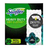 Swiffer Sweeper Heavy Duty Dry Cloths – Streamlined Floor Care for Clutter-Free Living Room, 20 Count