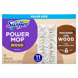 Swiffer PowerMop Wood Mop Pads – Fast Office and Focus Space Maintenance for Sealed Wood