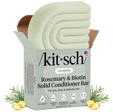 Kitsch Rosemary Biotin Volumizing Conditioner Bar – Scented Lavender Vanilla Bar for Stress-Relief Self-Care Evenings