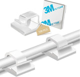 Cable Tidy Co. Clear Wire Clips – Streamlined Wall Cable Management for Modern Spaces