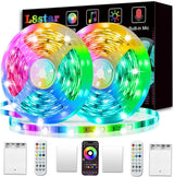 L8star Battery Powered LED Strip Lights – Flameless, Cool to the Touch Accent Light for Bedroom, Nursery, and Senior Living Space