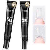 Beetles Gel Nail Tips 576Pcs Pre-shape Short Almond Etch-X Nail Tips – Stunning Mother's Day Nail Gift Set, Salon-Quality Press-On Extensions for Home