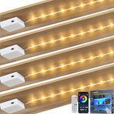 LuminGlow Battery LED Strip Lights – Child-Safe Cordless Lighting for Nursery Shelves and Playroom Decor