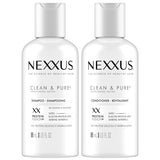 Nexxus Travel Shampoo and Conditioner Duo – Sulfate-Free 3 Oz Bottles for Flights, Hotels, and Weekend Getaways