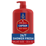 Old Spice Captain Body Wash – Invigorating Morning Shower Ritual for Men, 33.4 oz Bergamot