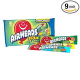 Airheads Sour Full-Size Candy Bars – Allergy-Safe Classroom Treats for Kids' Lunchboxes and Prize Boxes