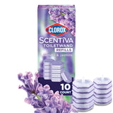 Clorox Scentiva ToiletWand Refills – Stylish Toilet Bowl Refresh for a Coordinated Guest Bathroom