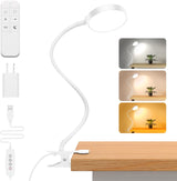 Glocusent Clip-On Reading Light with Remote – Thoughtful Birthday Gift for Book Lovers and Cozy Bedroom Ambiance