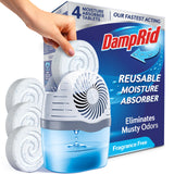 DampRid Reusable Moisture Absorber – Stylish Bedroom Essential, Musty Smell Removal with Fresh Scent