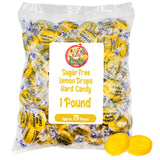 Sugar Free Lemon Drops - Arcor Hard Candy for Trick-or-Treat Bowls, Diabetic Friendly