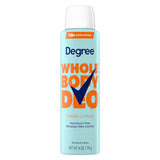 Degree Women Whole Body Deodorant Spray – Clean Aluminum-Free Citrus Deodorant for Capsule Bathroom and Neutral Vanity