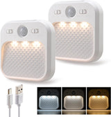 LumaGlow LED Night Light 2 Pack – Ambient Bedroom Decor with 3 Adjustable Color Temperatures