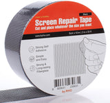 by.RHO Window Screen Repair Tape – Discreet Black and Gray Fiberglass Patch, Clean Invisible-Look Screen Fix