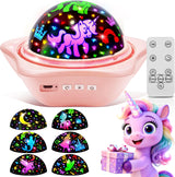 One Fire Pink Unicorn Star Projector – Child-Safe Nursery & Playroom Ambient Light for Toddlers
