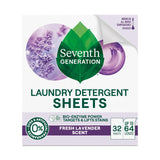 Seventh Generation Lavender Laundry Sheets – Fragrance-Free Bed Linen Wash for Allergy-Prone Sleepers