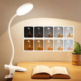 Mubarek Clip on Reading Light – Calming Eye-Caring Lamp for Bedtime Wind-Down Routine and Reading Nook
