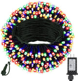 Outdoor Patio String Lights with Timer, 29V Low Voltage Waterproof LEDs for Fence and Shrub Wrapping
