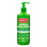 O'Keeffe's Fragrance-Free Body Lotion for Uncluttered Bath Counters, No-Fuss Hydration Pump