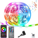 Luminoxa Aura Smart LED Light Strip 100ft – Christmas and Valentine's Day Gift for Couples, Music Sync Gaming Room Lighting