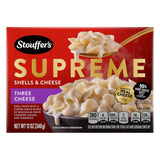 Stouffer's Supreme Shells Three Cheese Stovetop Mac – 10-Minute Quick Lunch for College Students and Dorms