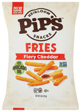 Pipsnacks Fiery Cheddar Fries, 5 Oz – Spicy Snack Gift for Cheddar Lovers