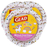 Glad for Kids Unicorn Paper Plates – Decorative Disposable Plates for Dining Room Party Displays, Matches Unicorn Tableware Line, 8.5 Inch, 20 Count