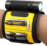Galvanox Magnetic Wristband with LED Flashlight - Portable Work Light for Outdoor Shed and Yard Repairs