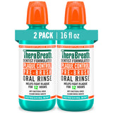 TheraBreath Dentist-Formulated Rinse – High-End Vegan Oral Care in Refreshing Mint, Pack of 2