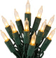 33ft 100 LED Christams Lights - Warm White | Green Wire