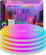 Kids Bedroom LED Neon Light – Cool to Touch RGB Strip with App Timer