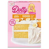 Duncan Hines Dolly Parton's Favorite Banana Flavored Cake Mix, 15.25 oz. – Pantry Staple for Efficient Potluck Prep
