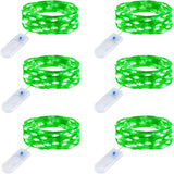 Minetom Fairy Lights 6-Pack – 7ft IP44 Waterproof Battery Operated String Lights for Patio and Balcony Ambiance