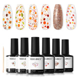 modelones Gel Nail Polish Set – Streamlined 6-Color Nude Pink Capsule, Easy-Glide LED Soak-Off for Clutter-Free Vanities