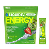 Liquid I.V.® Sugar-Free Energy Hydration Mix to Power Your Morning Mindfulness Routine, Strawberry Kiwi Electrolyte Drink for Mind-Body Balance