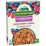 Cascadian Farm Organic Mixed Berry Cereal – Kid-Safe Lunchbox Cereal for School Snack Time